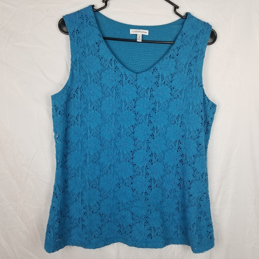 Women's Croft & Barrow Sleeveless Blouse